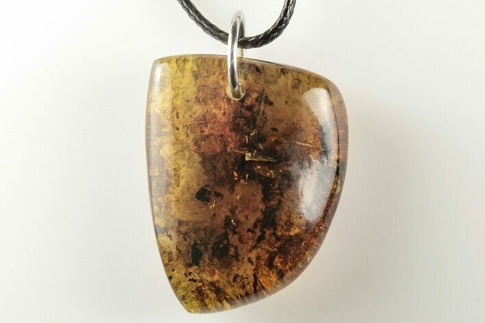 Polished Chiapas Amber ( g) Necklace - Mexico #197981